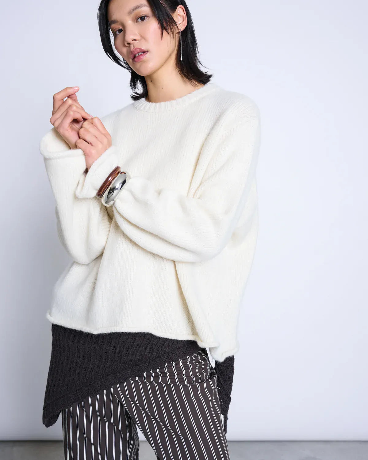 JAN 'N JUNE JANN JUNE Pullover Wooly Sona Offwhite JANN JUNE Pullover Wooly Sona Offwhite JAN 'N JUNE