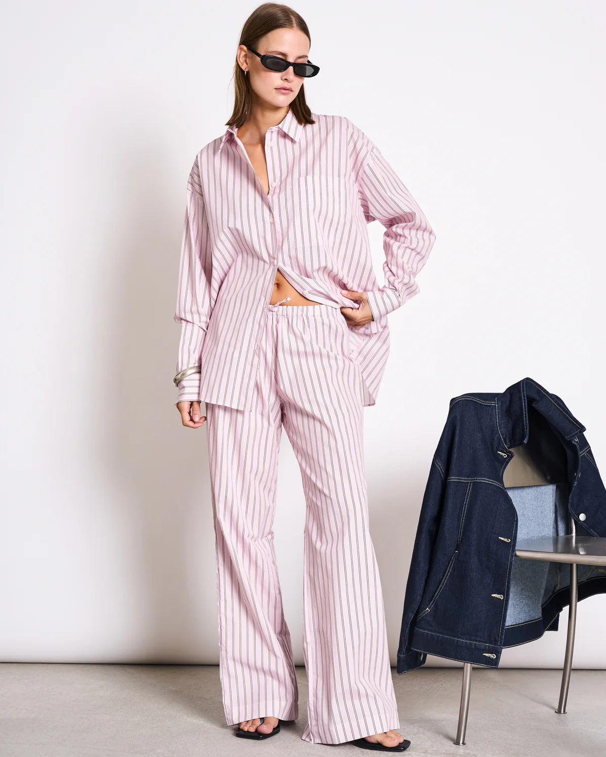 JANN JUNE LIGHT ORCHID STRIPED CETOS HOSE