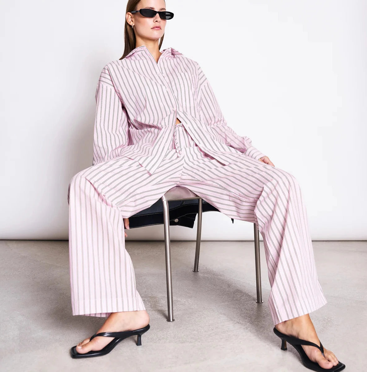 JANN JUNE LIGHT ORCHID STRIPED CETOS HOSE