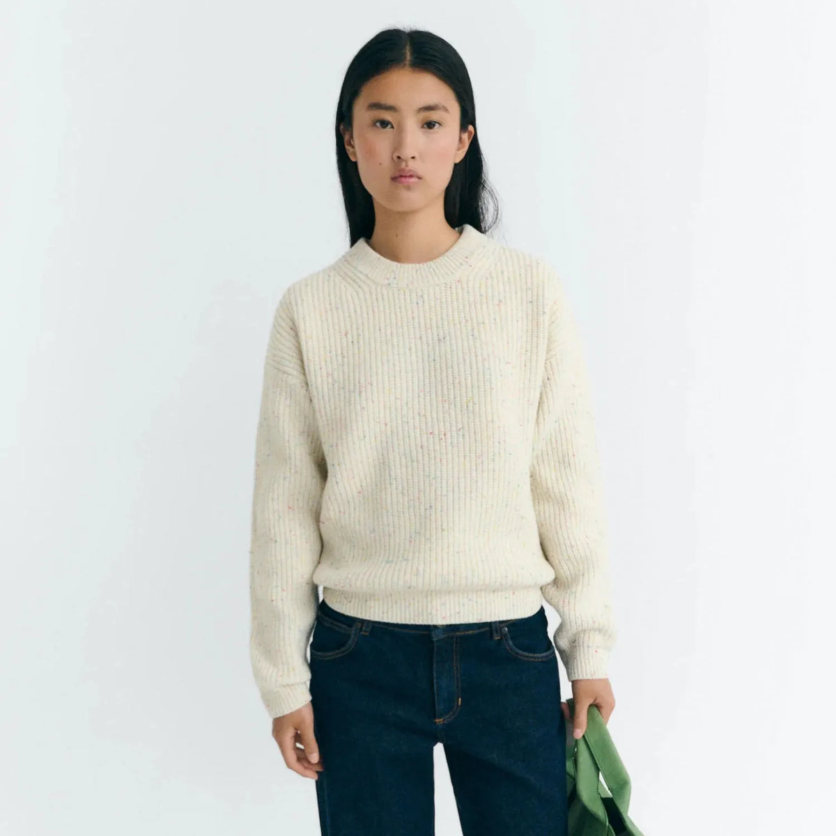 Thinking Mu THINKING MU Pullover Carmen Ecru THINKING MU Pullover Carmen Ecru