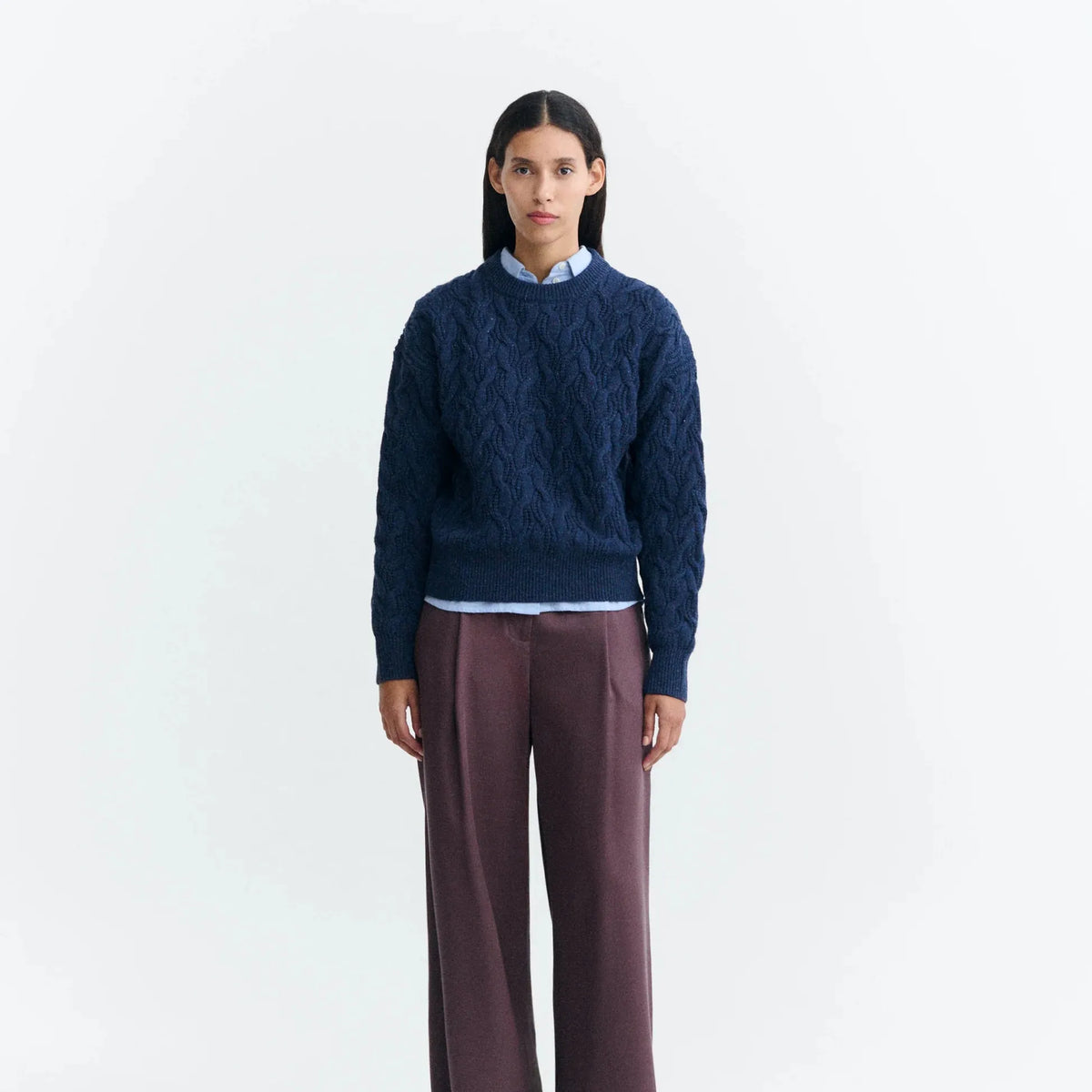 Thinking Mu THINKING MU Carmen Pullover Blau THINKING MU Carmen Pullover Blau
