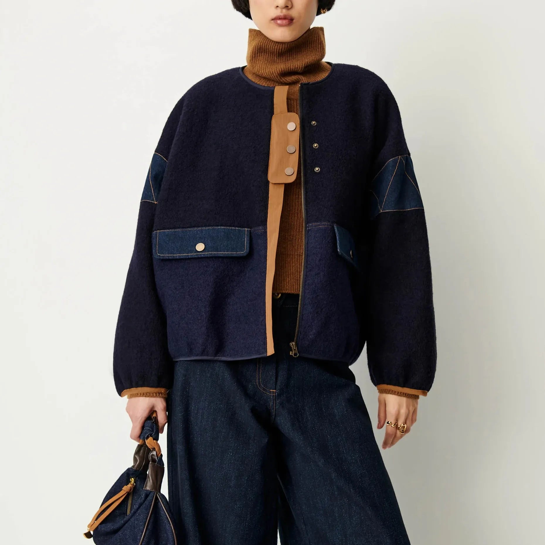 Sessun SESSUN Cold night Blouson Blue SESSUN Cold night Blouson Blue sessun