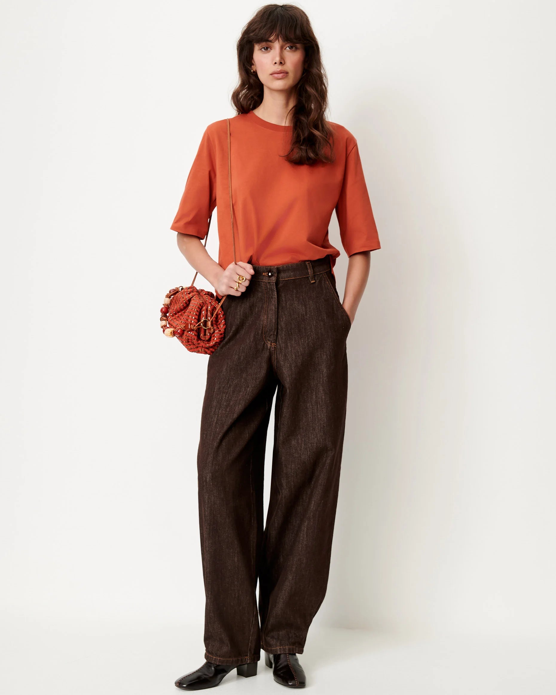 SESSUN Serge co T-Shirt Red Muse