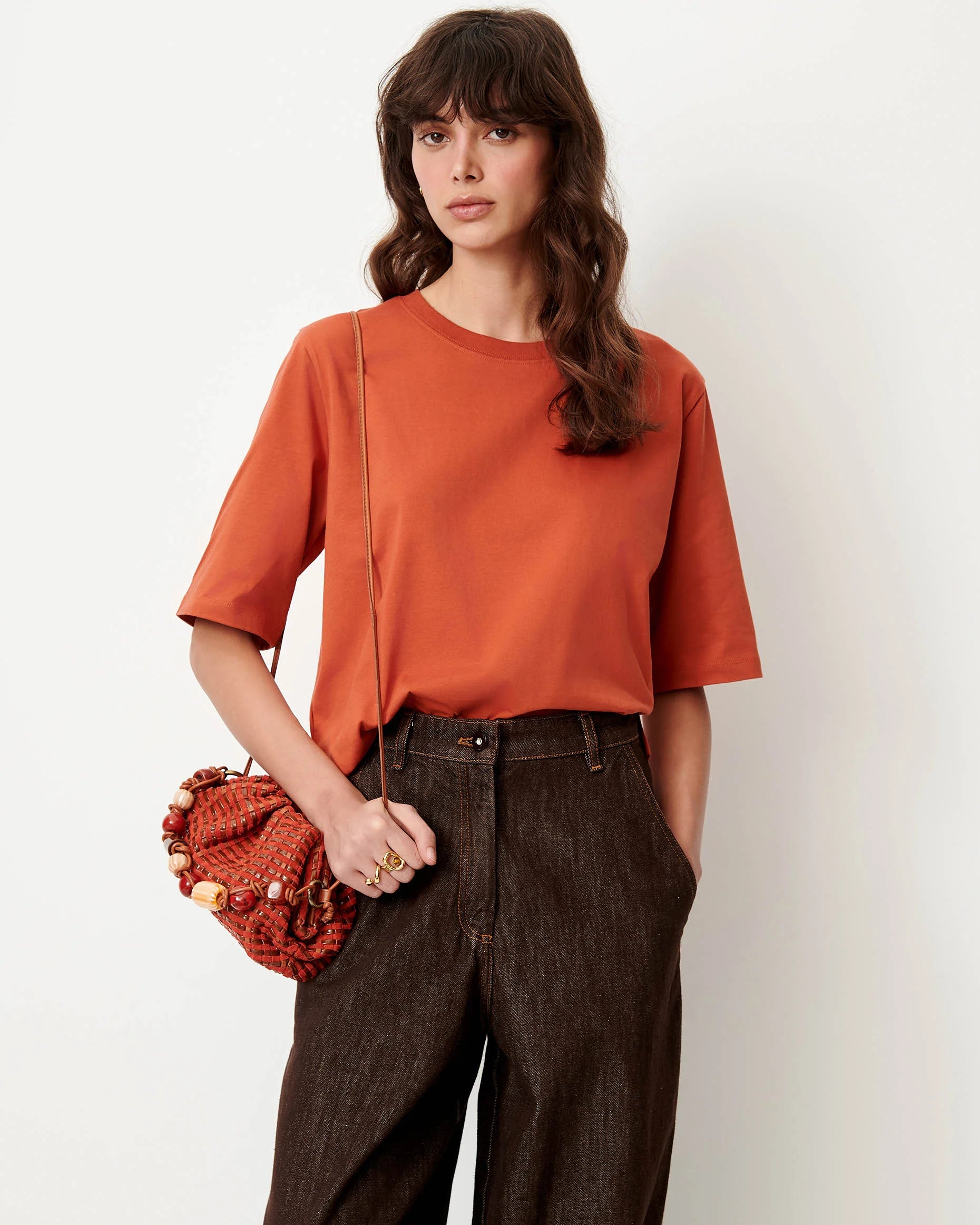 SESSUN Serge co T-Shirt Red Muse