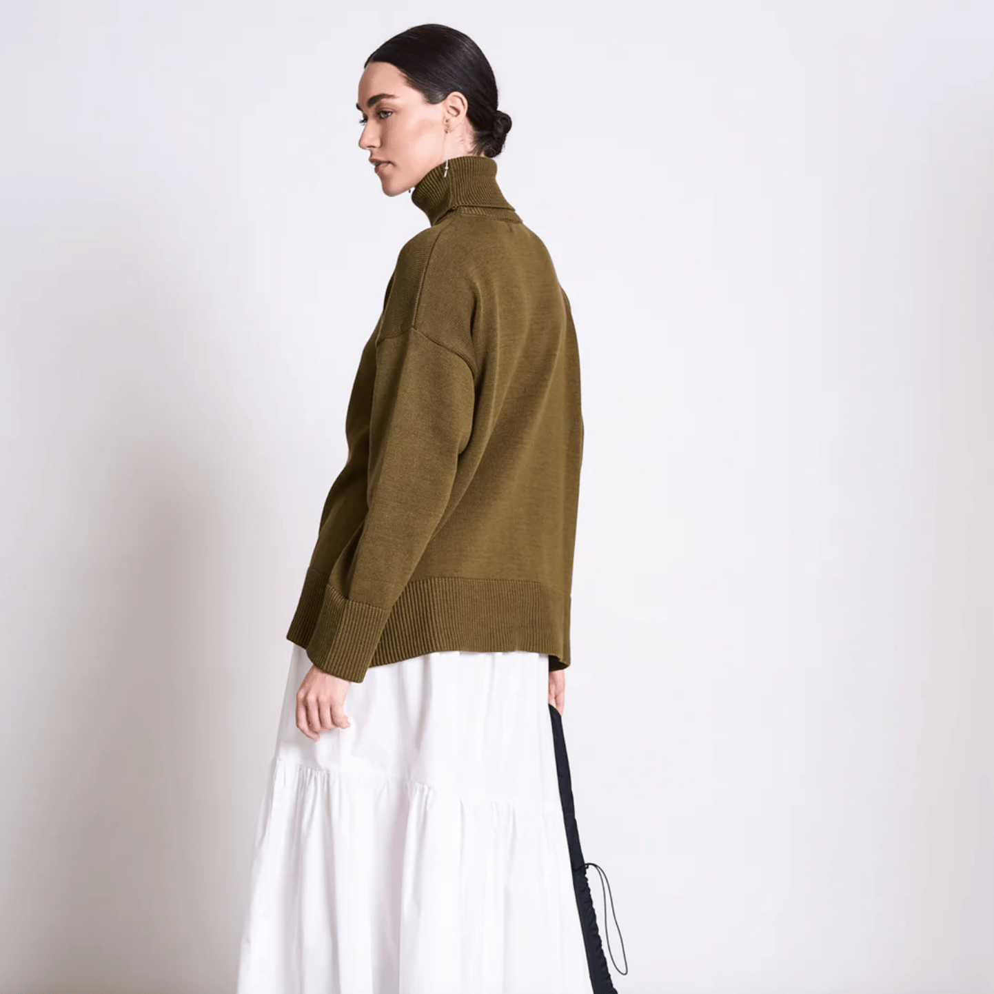 JAN 'N JUNE JAN 'N JUNE JANN JUNE Mua Woody Olive Rollkragenpullover