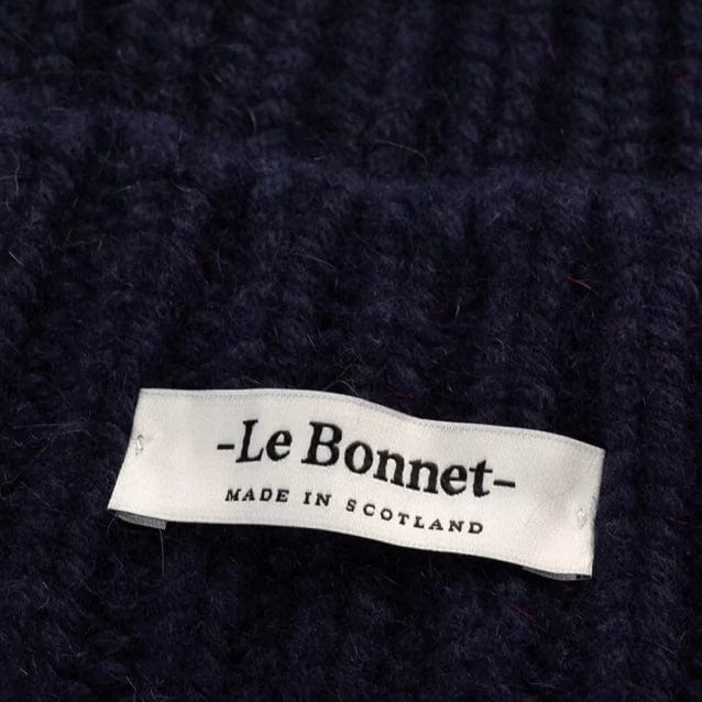 Le Bonnet Beanie Le Bonnet Grobstrick Mütze „Logo“