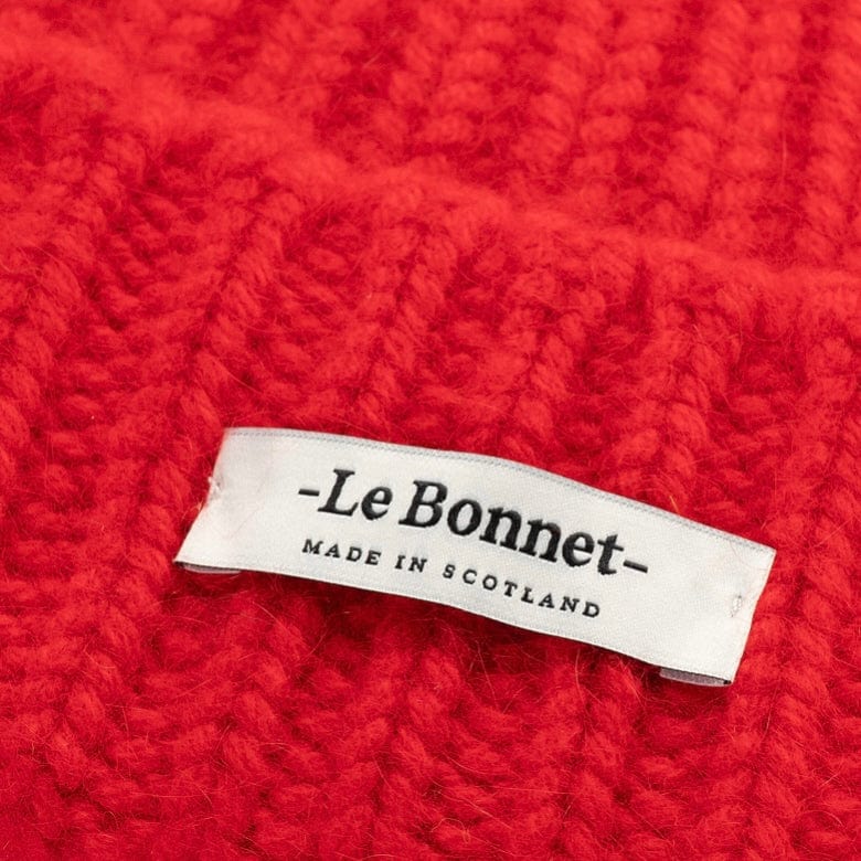 Le Bonnet Beanie Le Bonnet Grobstrick Mütze „Logo“