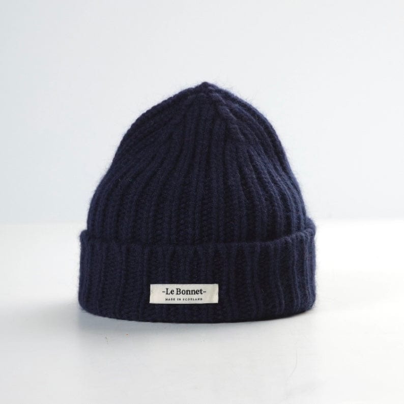 Le Bonnet Beanie Midnight Le Bonnet Grobstrick Mütze „Logo“