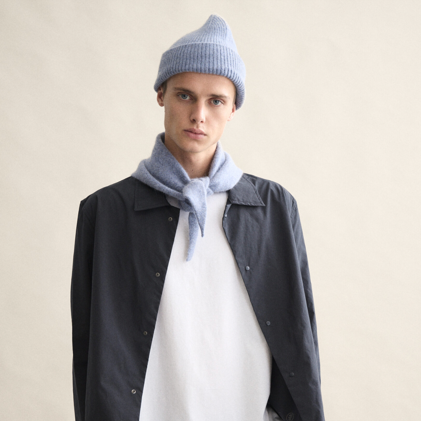 Le Bonnet Schal Washed Denim Le Bonnet Bandana