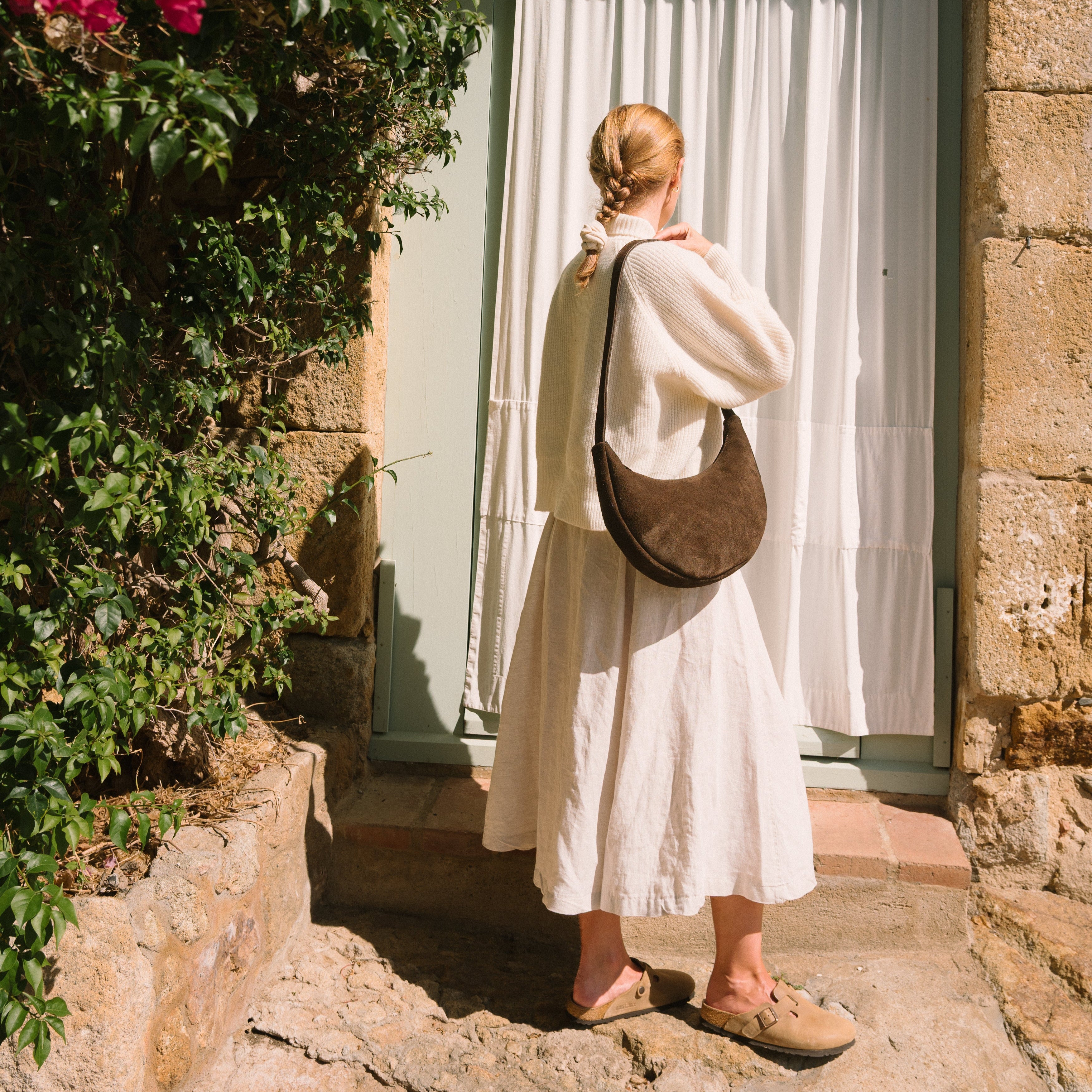 JANN JUNE Wooly Ola Off-White Turtleneck Sweater 