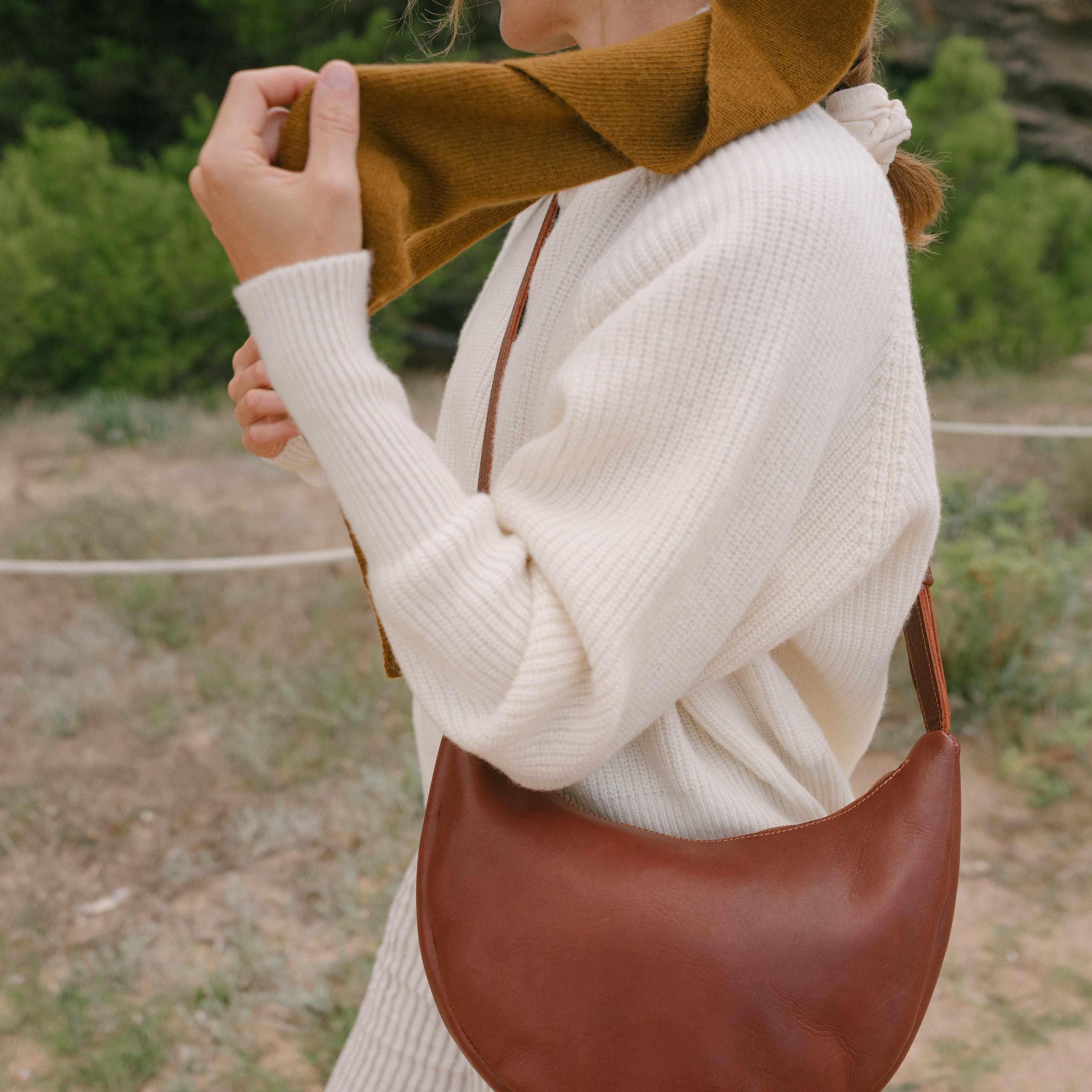 JANN JUNE Wooly Ola Offwhite Rollkragenpullover