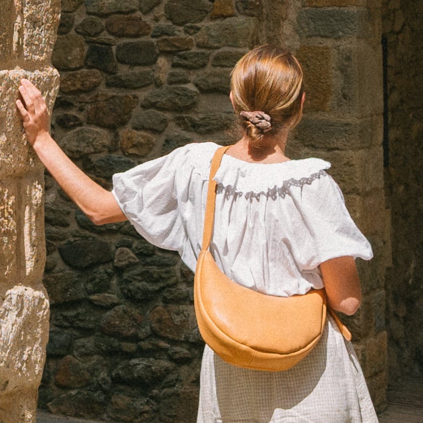 Marin et Marine Bauchtasche Natural Lune Bag Leder Natural