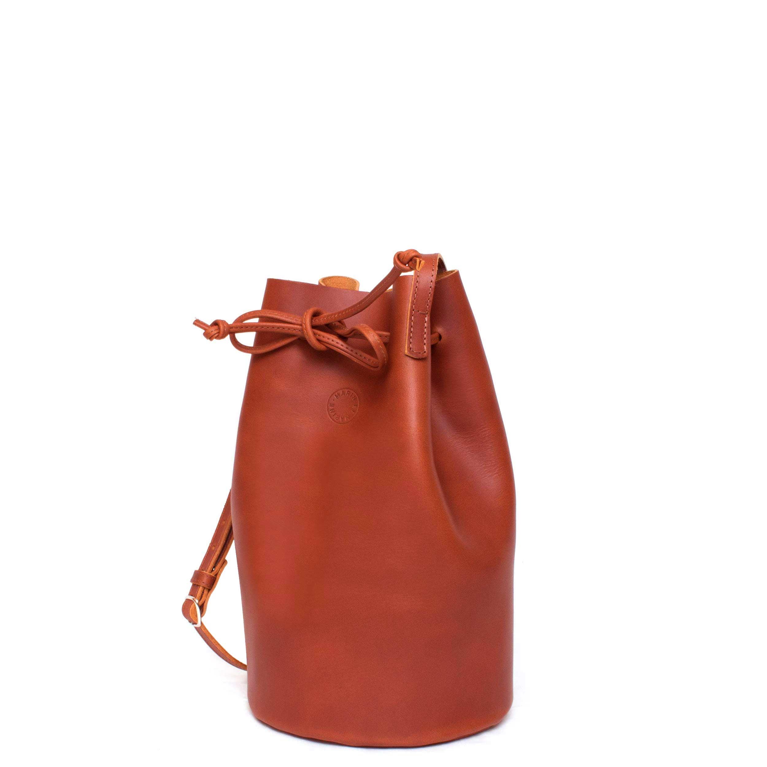 marin et marine Bucket Bag Marron-A Sample Bucket Bag Marron