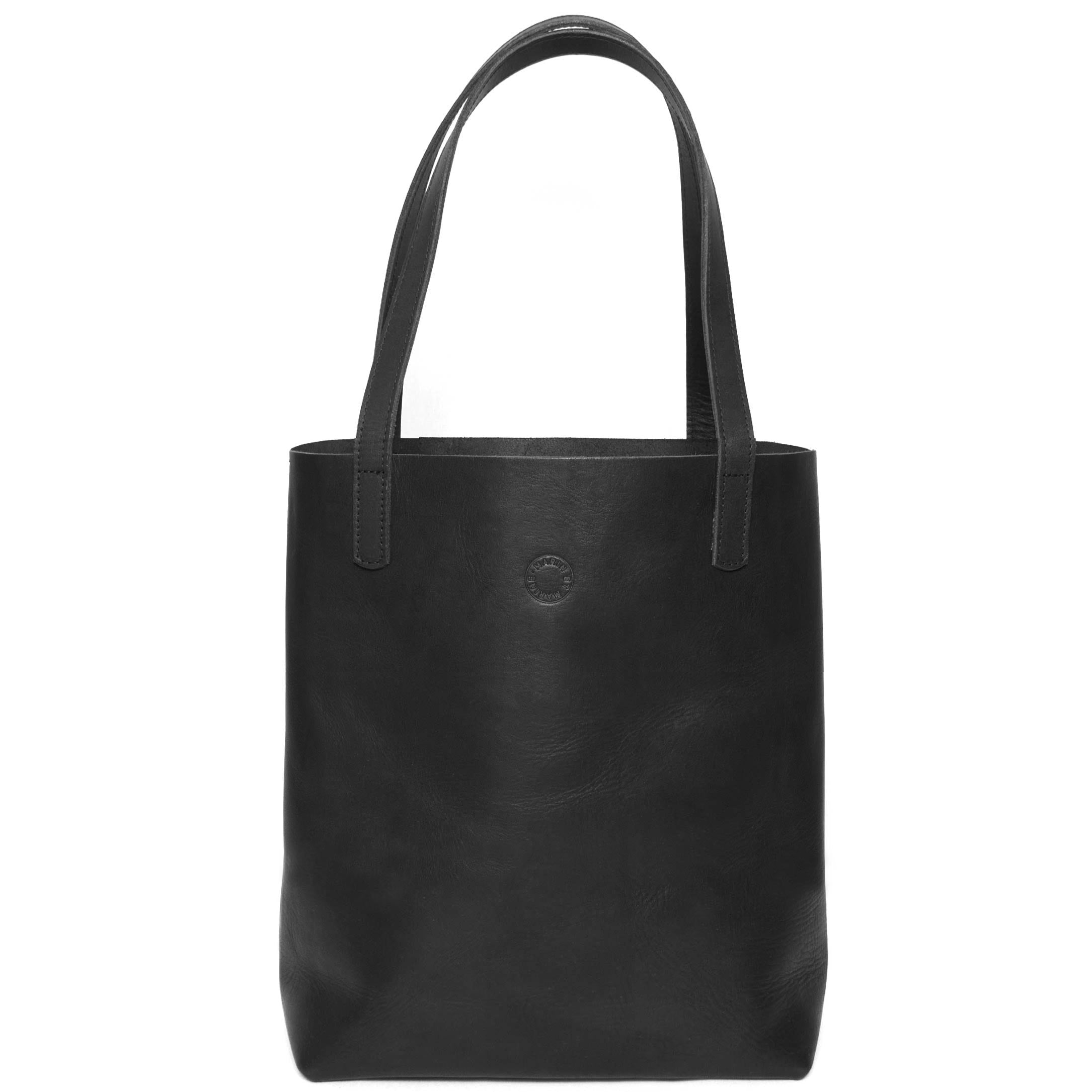 Marin et Marine Shopper Black / Ohne Reissverschluss Leder Tote Bag