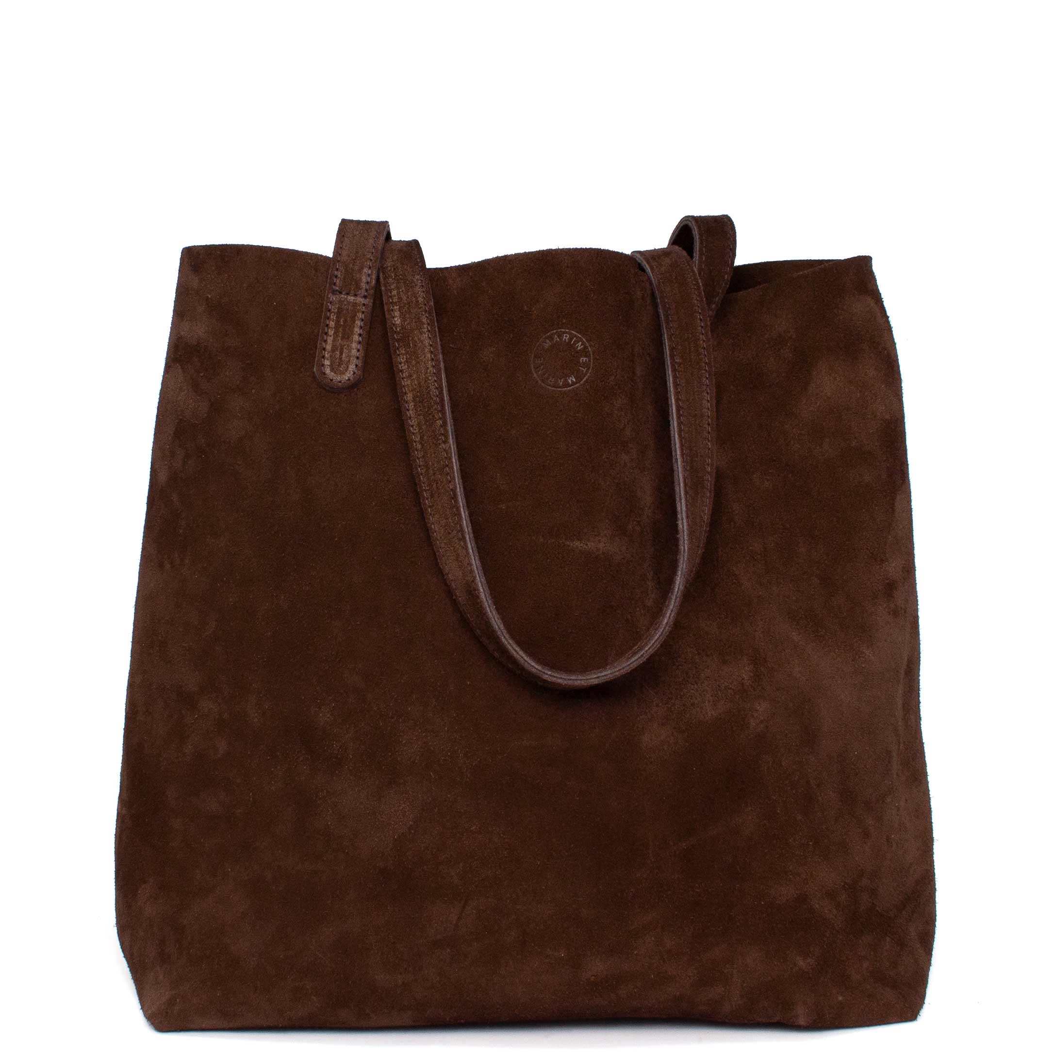 Marin et Marine Shopper Éternelle Shopper Suede Chocolat