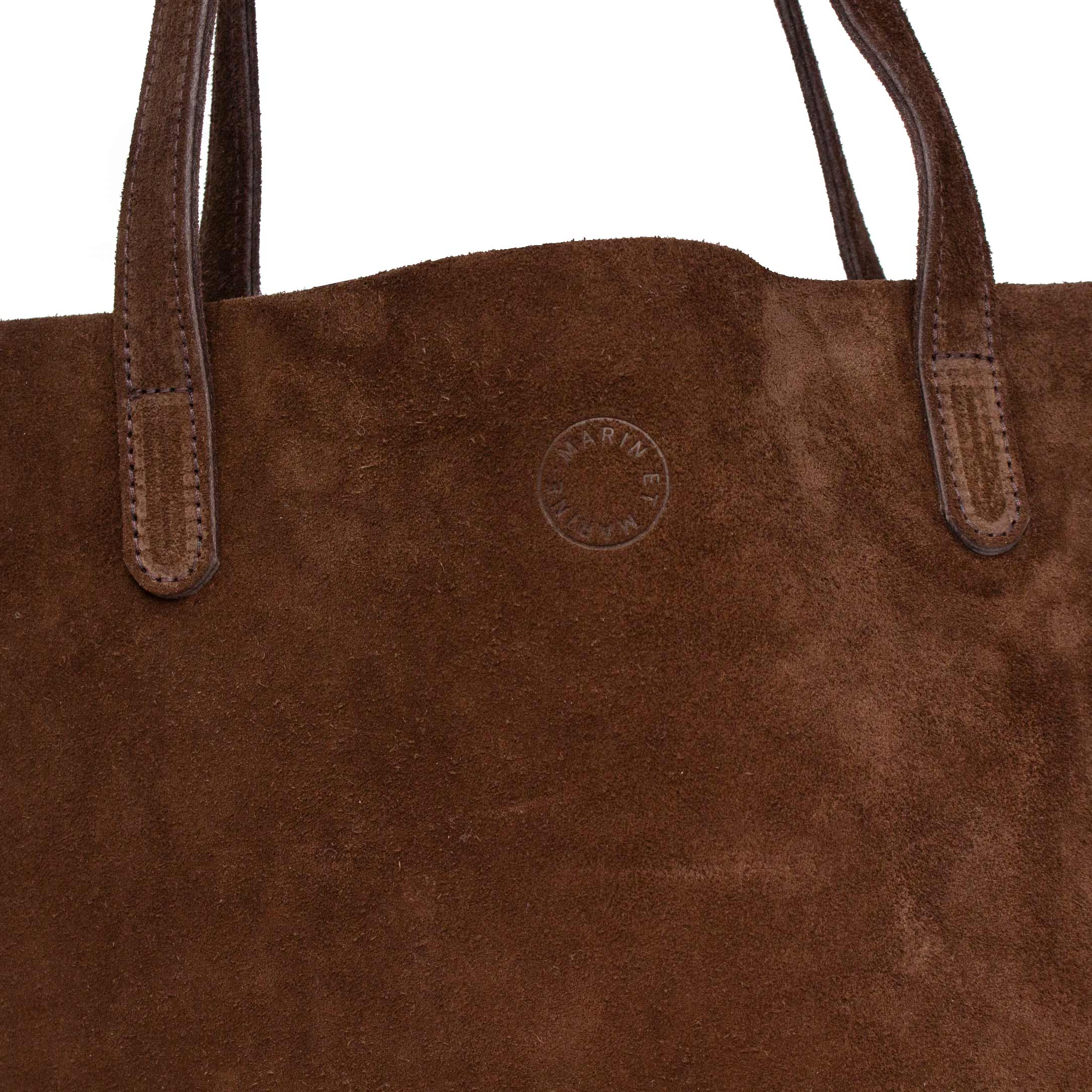 Marin et Marine Shopper Éternelle Shopper Suede Chocolat