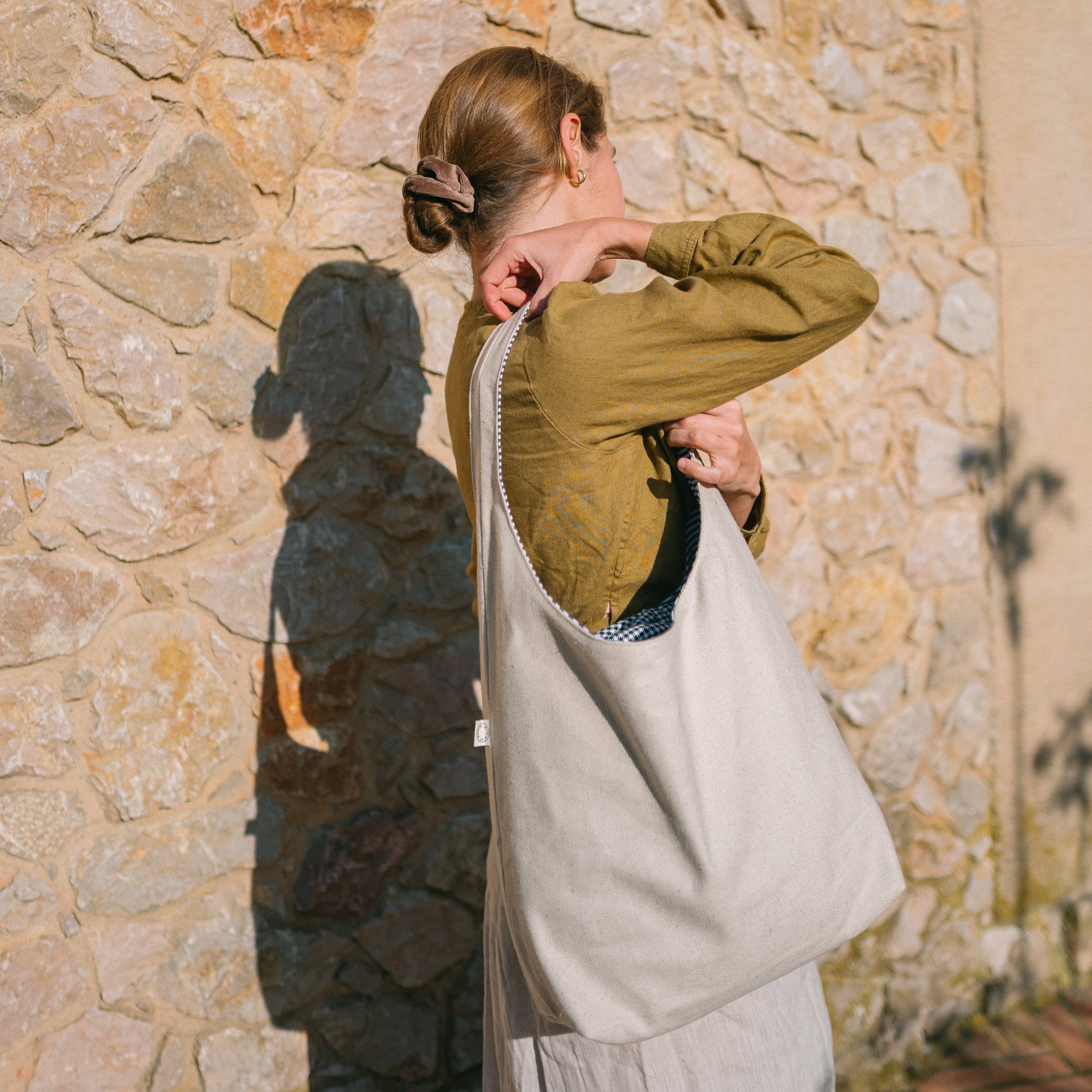 Marin et Marine Shopper Hobo Bag Reversible