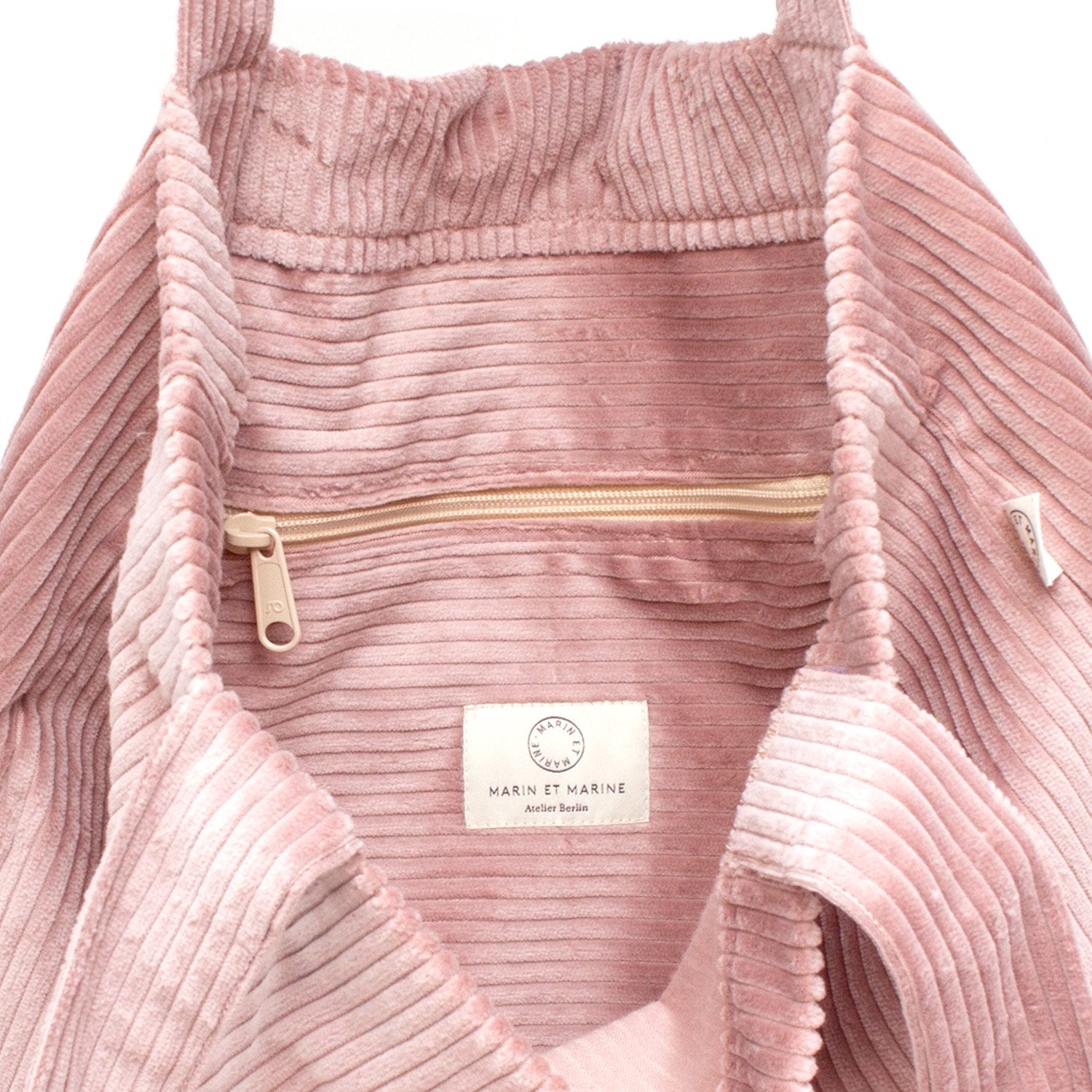 Marin et Marine Shopper Tote Bag Dusty Rose