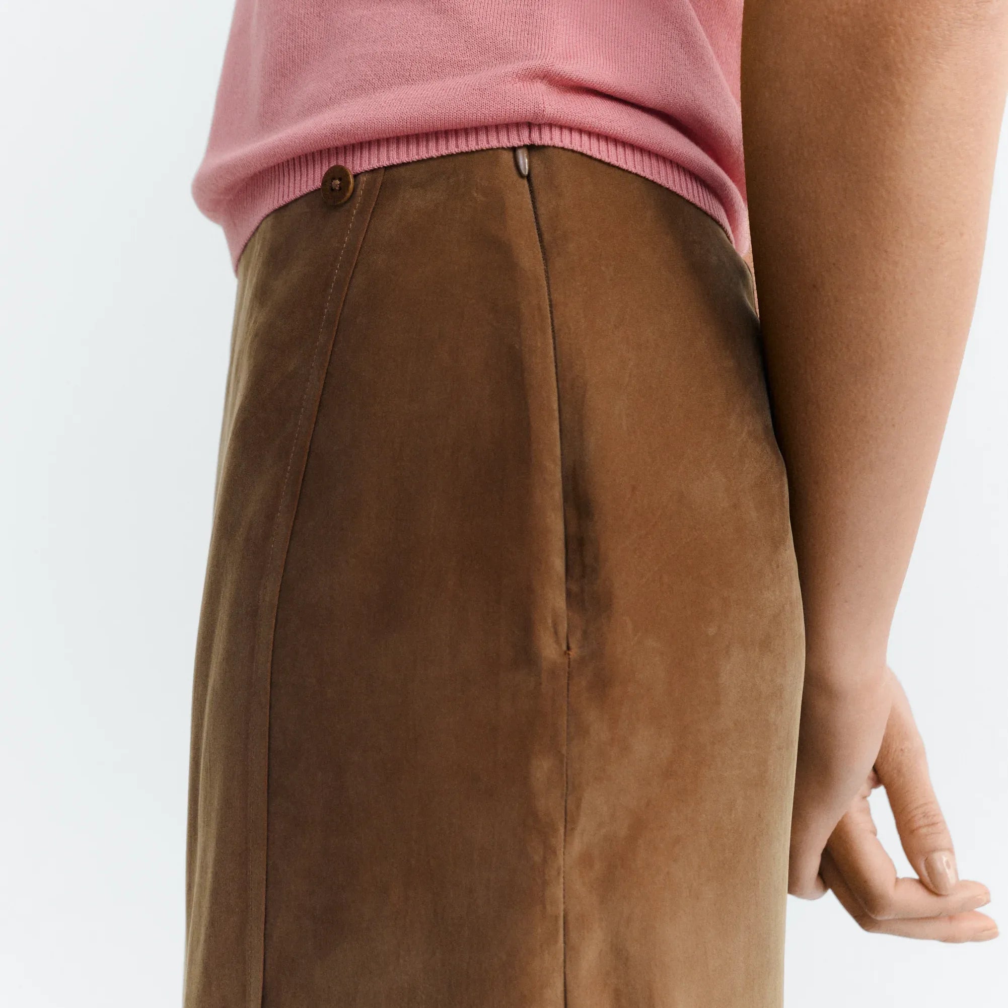 Marin et Marine THINKING MU BROWN SELINA SKIRT