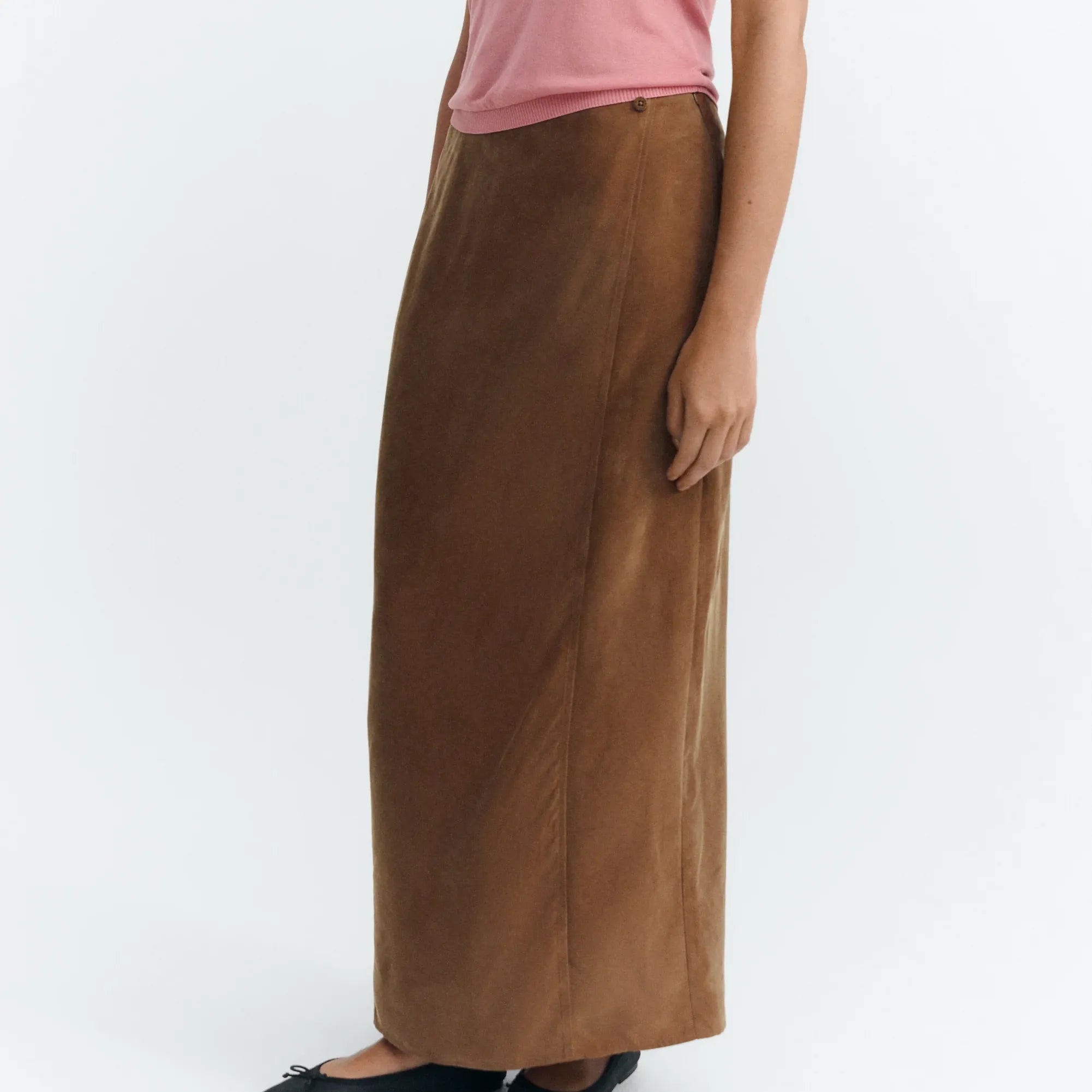 Marin et Marine THINKING MU BROWN SELINA SKIRT