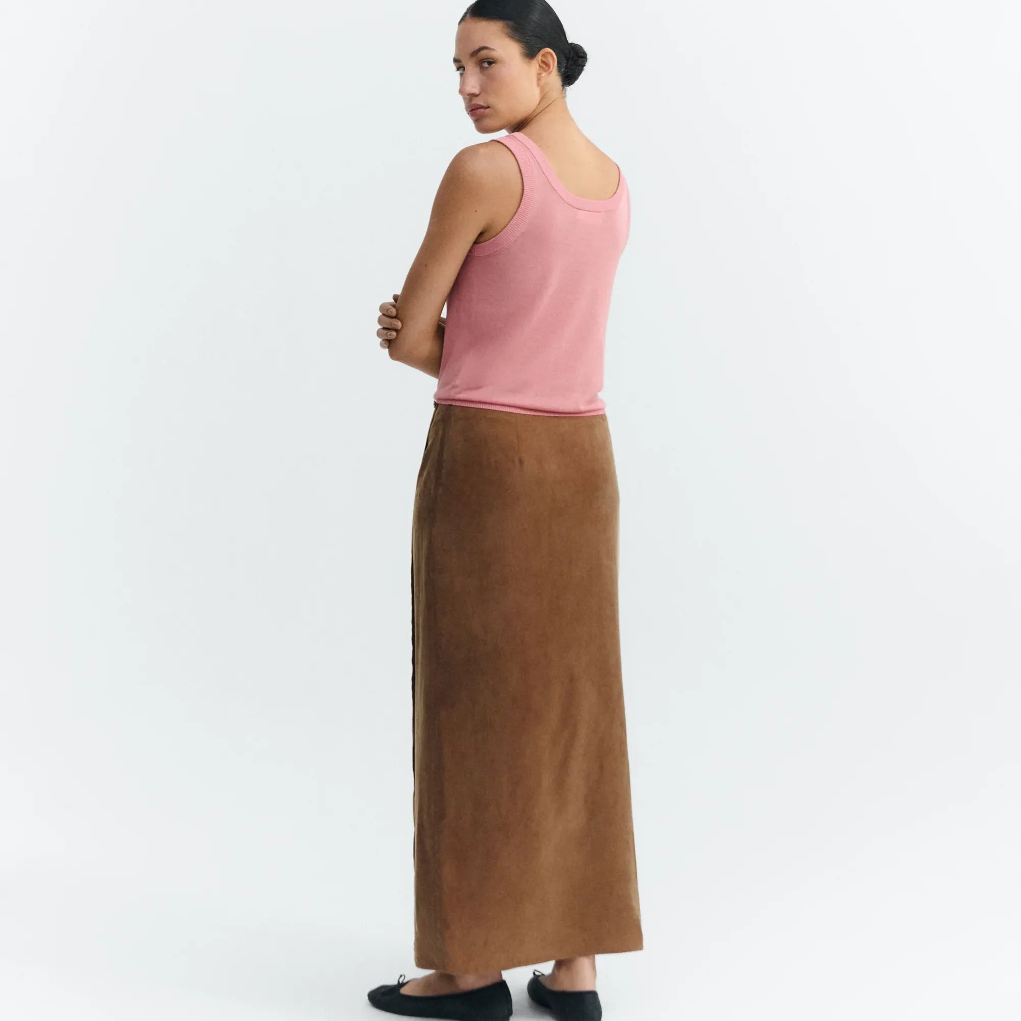 Marin et Marine THINKING MU BROWN SELINA SKIRT