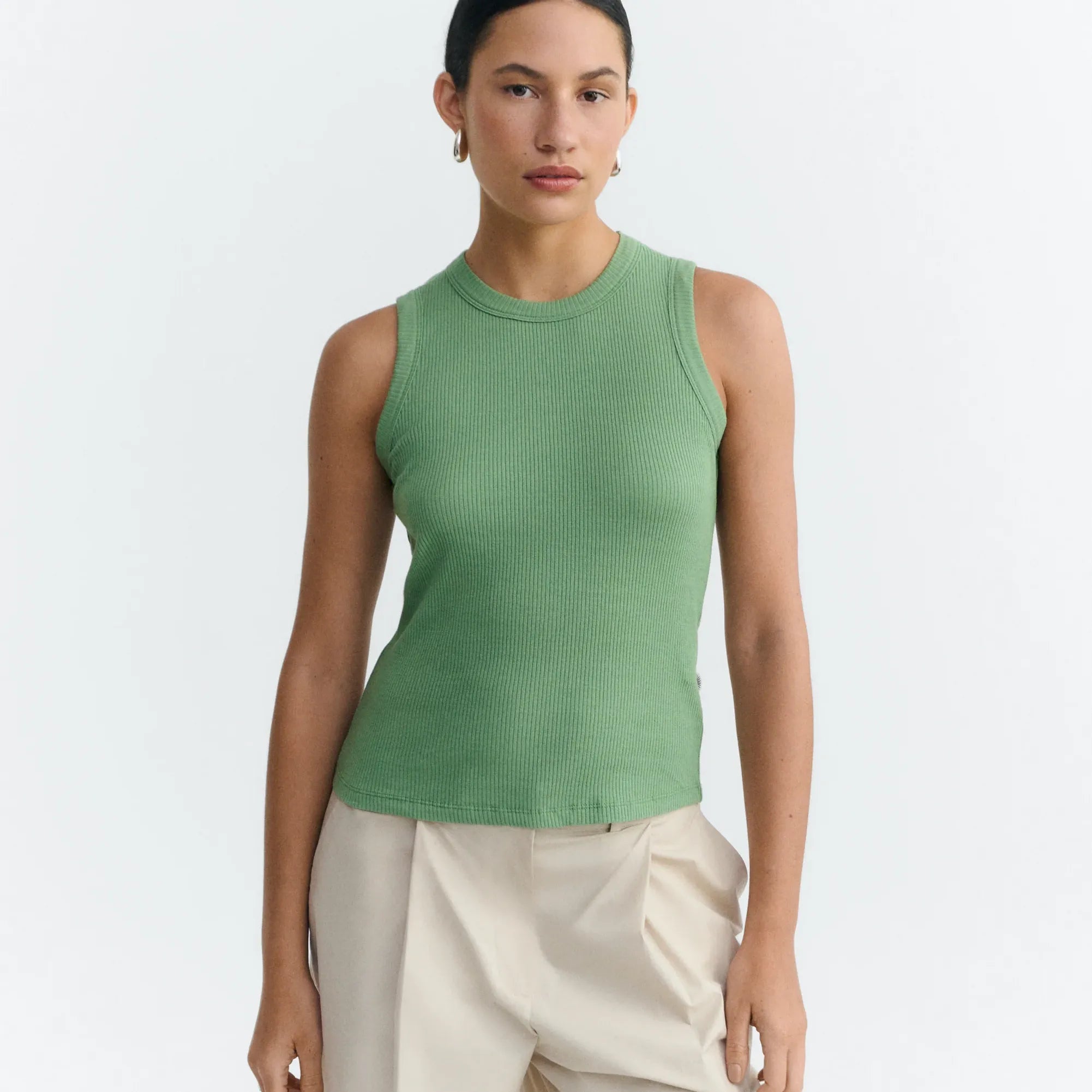 Marin et Marine THINKING MU tanktop Juliette grün