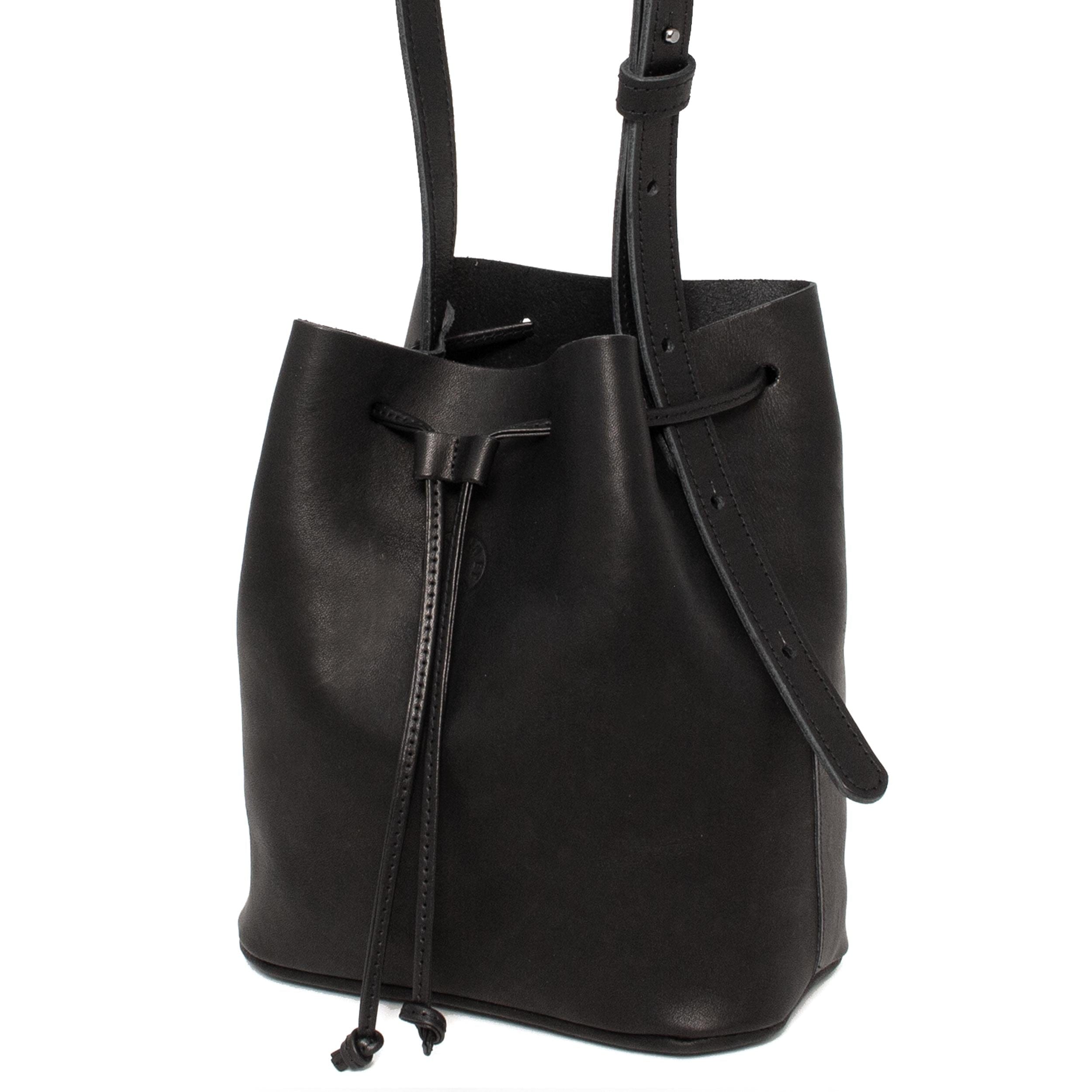 Marin et Marine Umhängetasche Black Bucket Bag Black