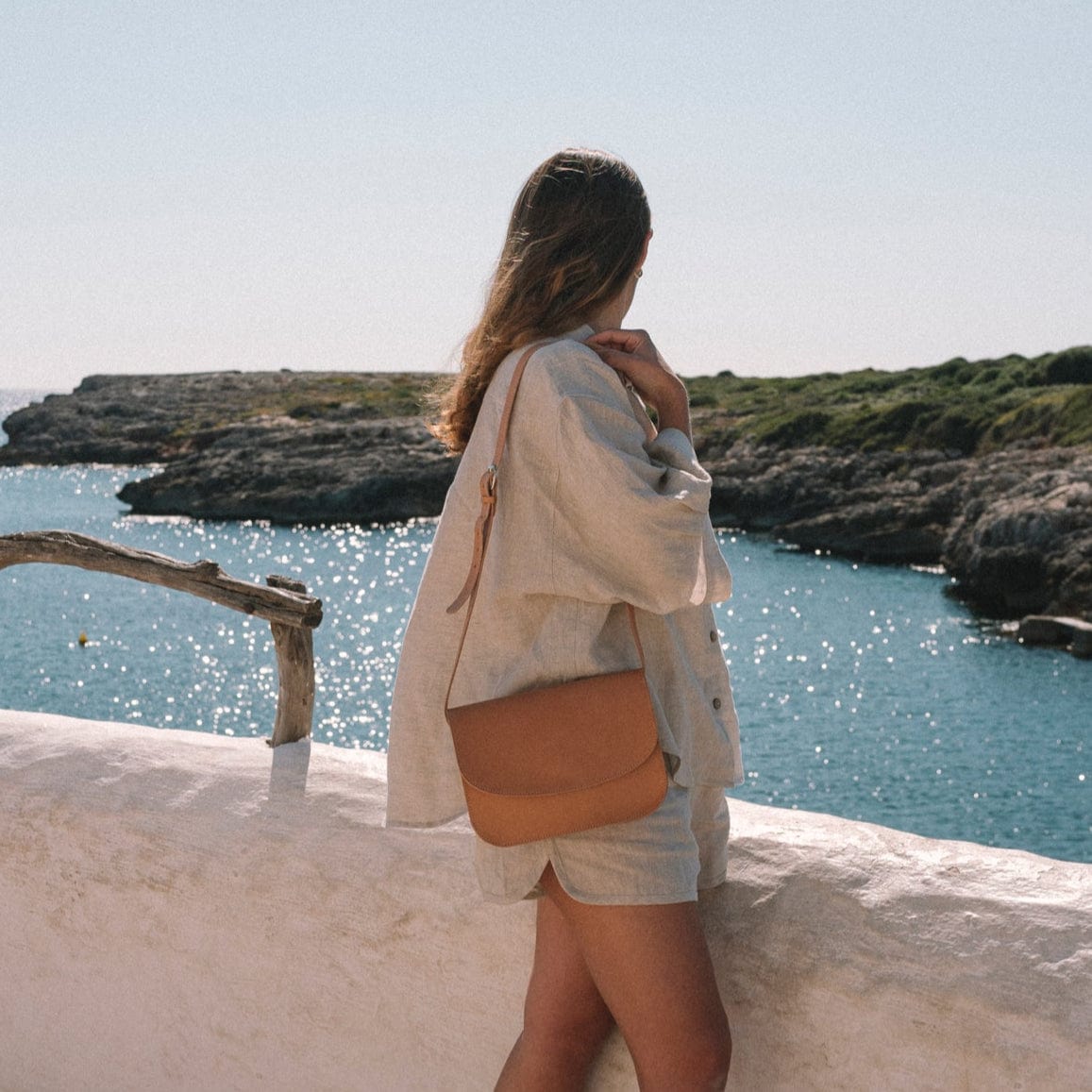 Marin et Marine Umhängetasche Natural Nuage Bag