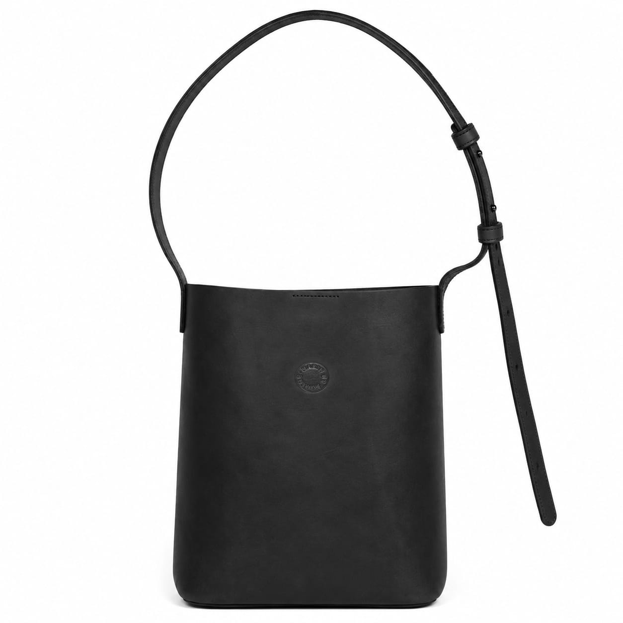 Marin et Marine Ondine Bag Black Ondine Leder Bucket Bag Black - Leder Beuteltasche Damen Bucket Bag