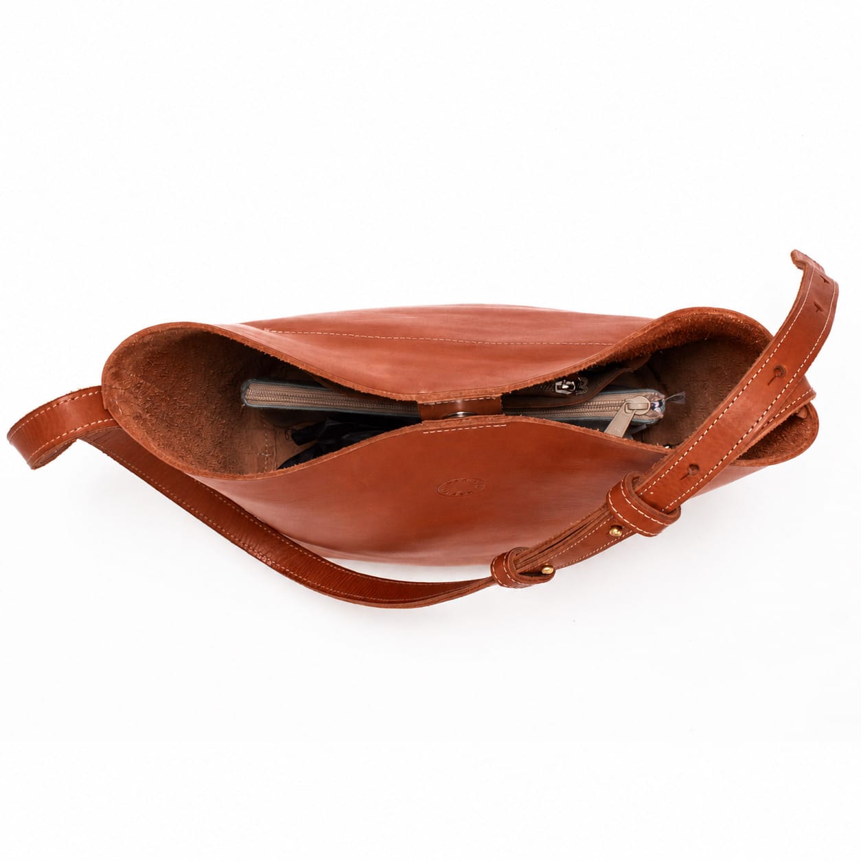 Ondine Bucket Bag Marron