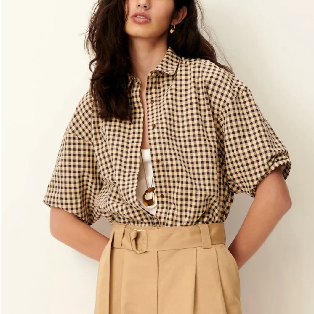 Sessun sessun SESSUN Florentina Bluse Sandblack