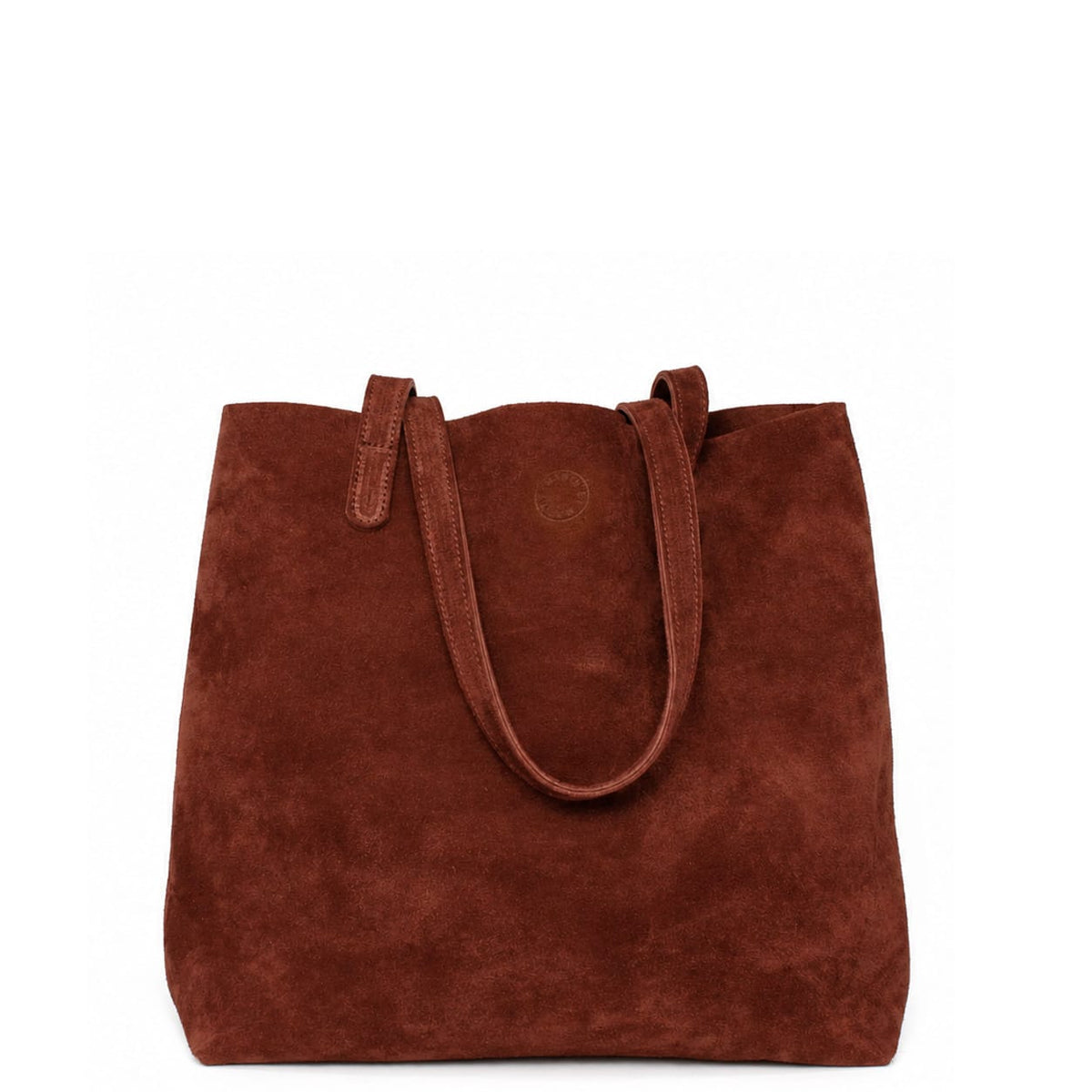 Marin et Marine Éternelle Shopper Suede Noisette Eternelle Shopper Wildleder Noisette - Ledertasche Damen Shopper