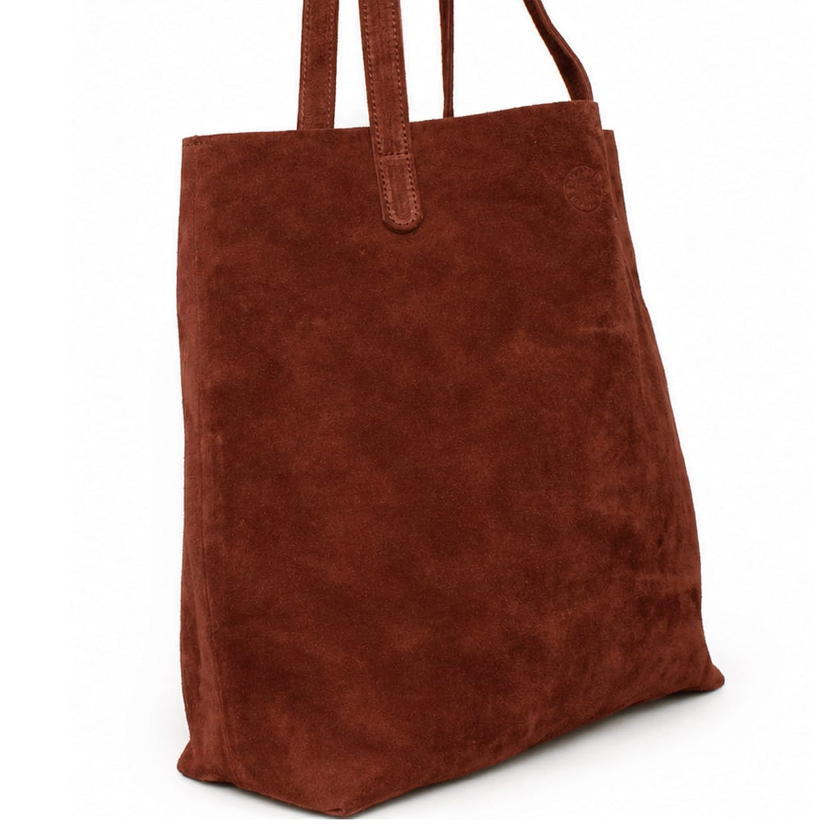Marin et Marine Éternelle Shopper Suede Noisette Eternelle Shopper Wildleder Noisette - Ledertasche Damen Shopper