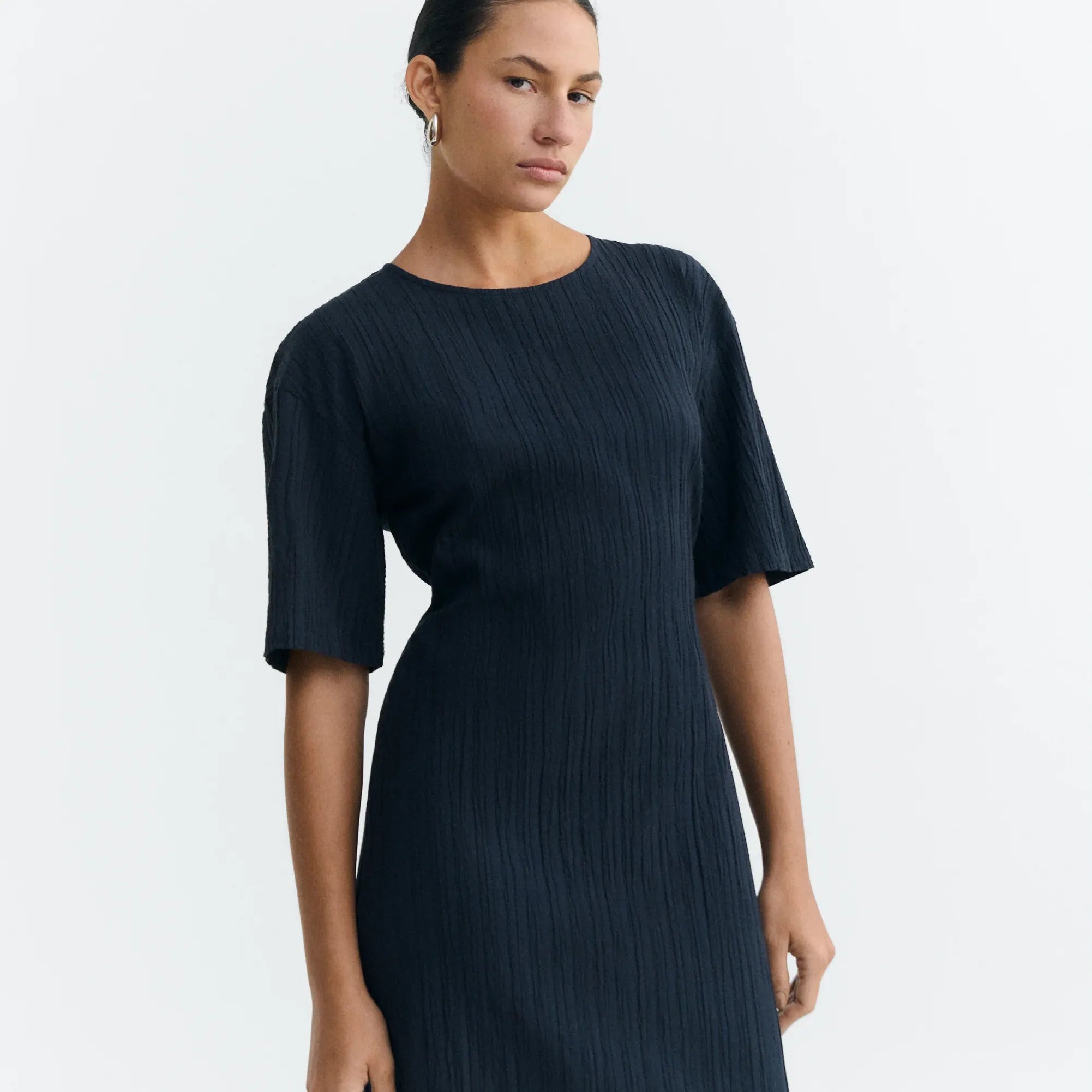 Thinking Mu Navy Kina Dress