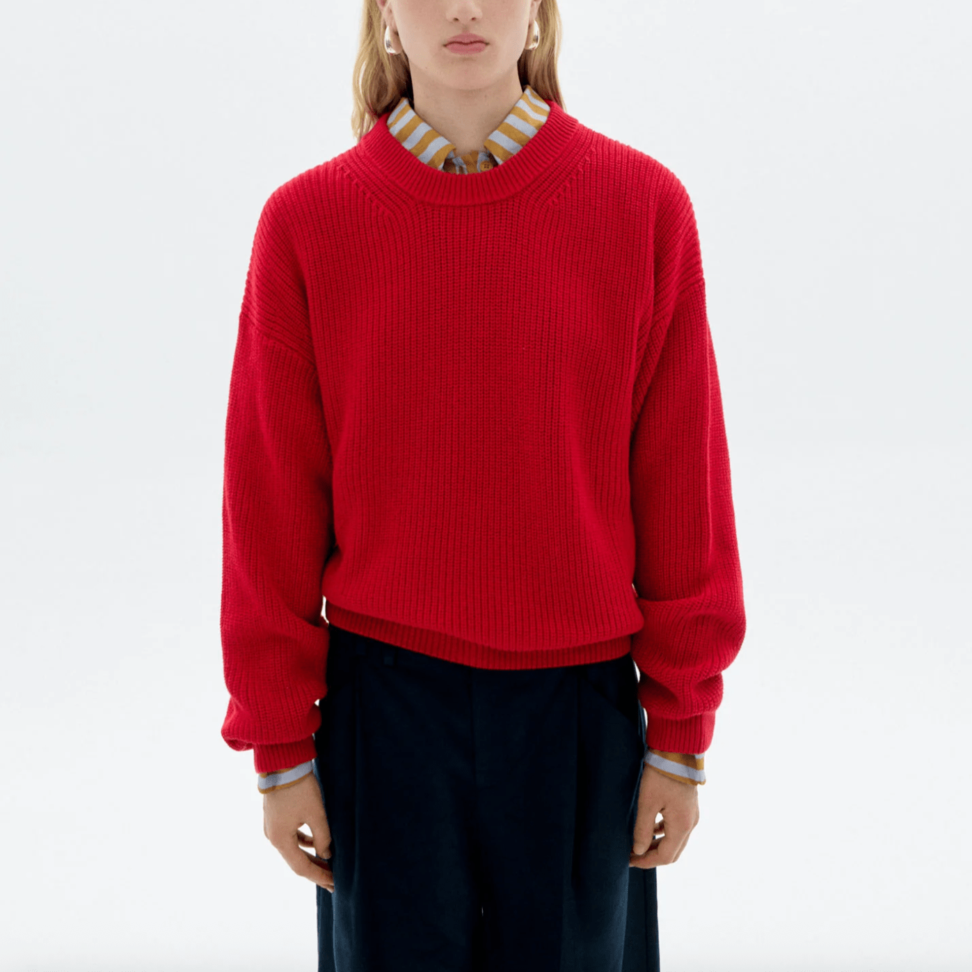 Thinking Mu Thinking Mu THINKING MU Roter Strickpullover Carmen
