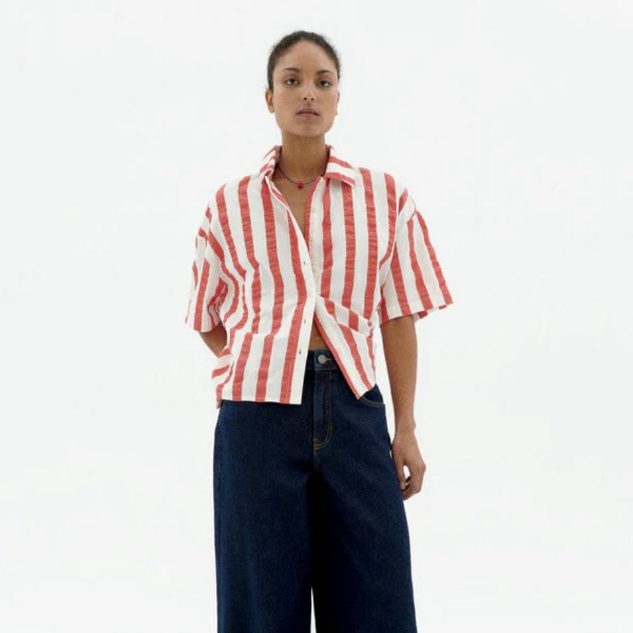 Thinking Mu Thinking Mu THINKING MU Seersucker Bluse Anna