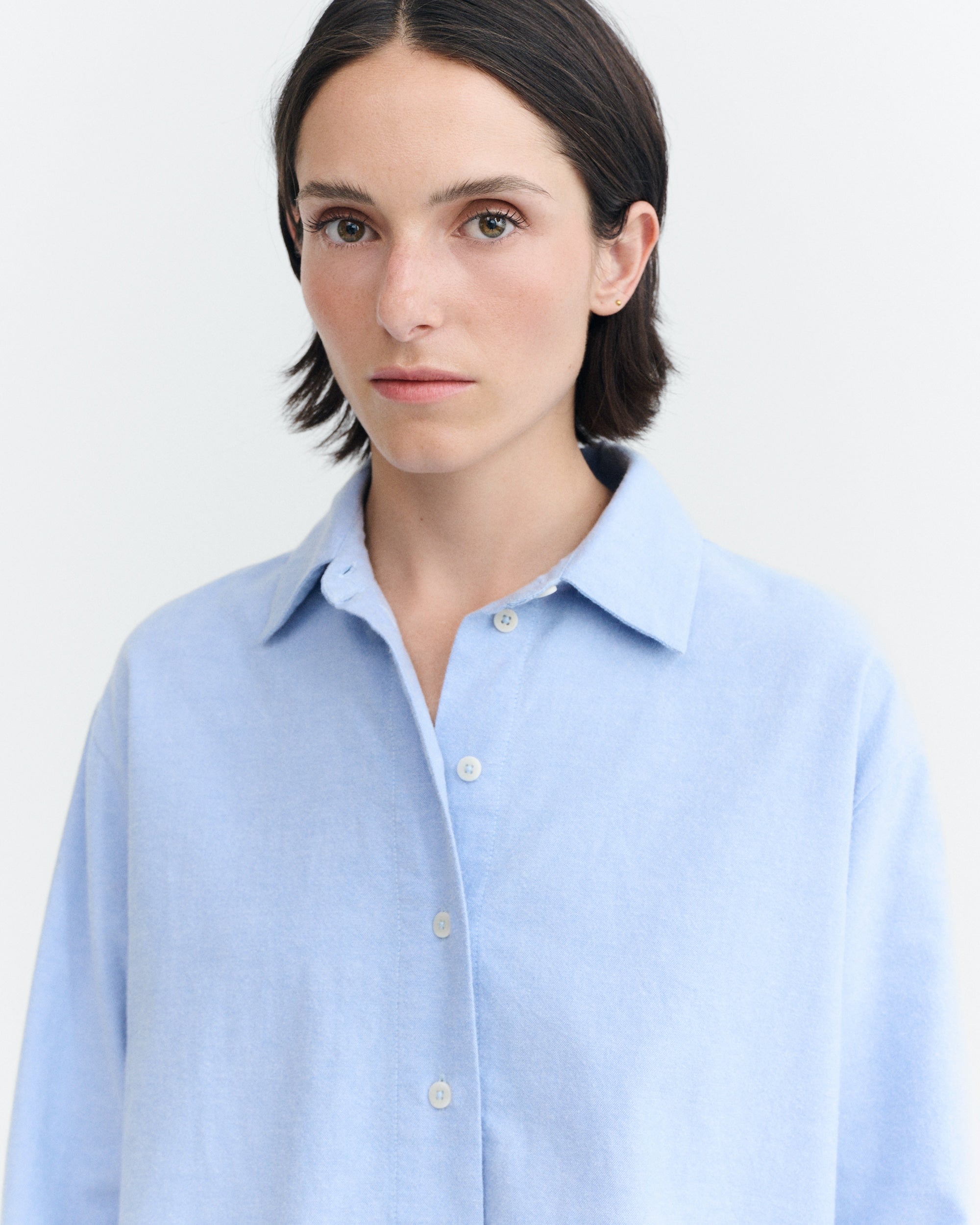 Thinking Mu THINKING MU LIGHT BLUE MANUELA BLUSE THINKING MU LIGHT BLUE MANUELA BLUSE