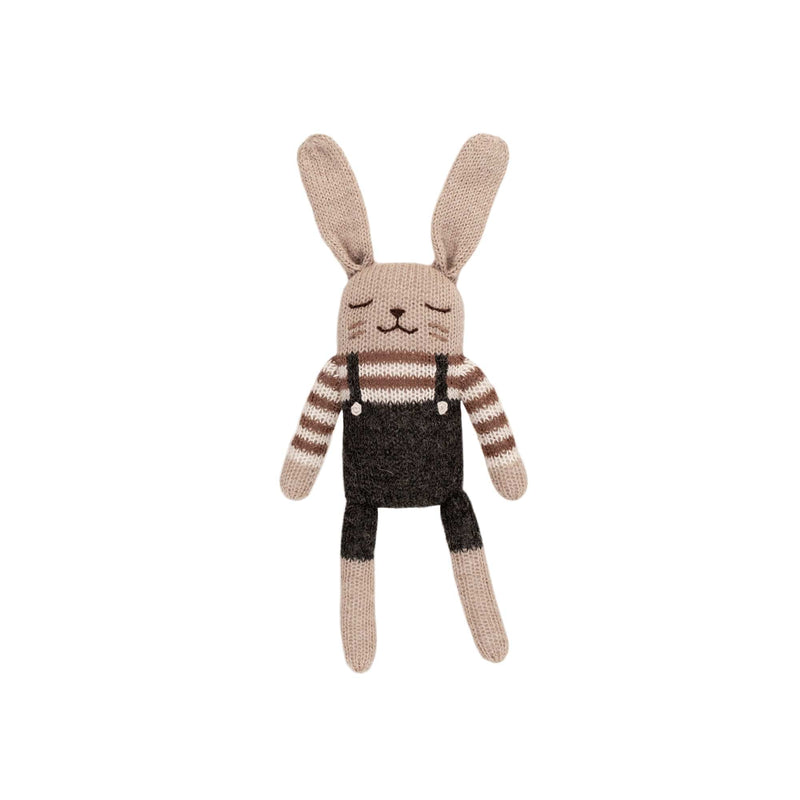 marin et marine kuscheltier Hase black overalls Kuscheltier Main Sauvage