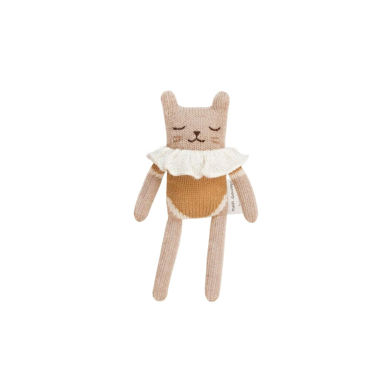 marin et marine kuscheltier Katze ochre bodysuit Kuscheltier Main Sauvage