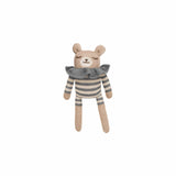 marin et marine kuscheltier Teddy slate striped romper Kuscheltier Main Sauvage