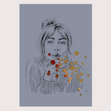 marin et marine Postcard Glitter - Studio Marin Postkarten